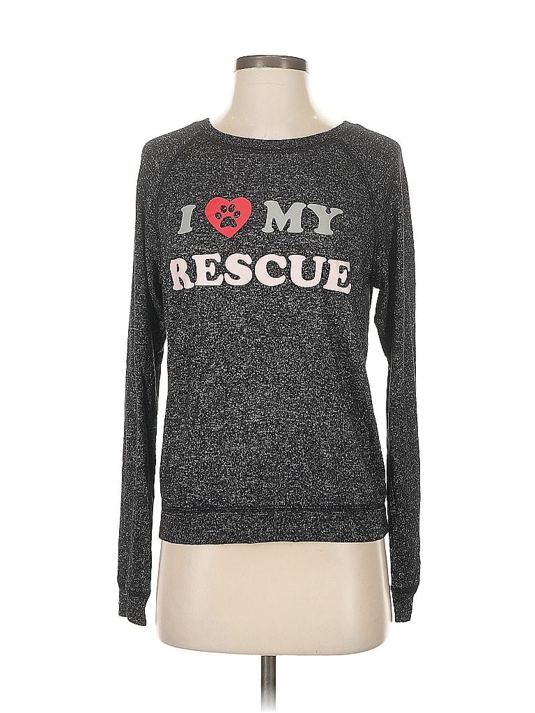 Pre-owned Bobs From Skechers Pullover Sweater In Gray