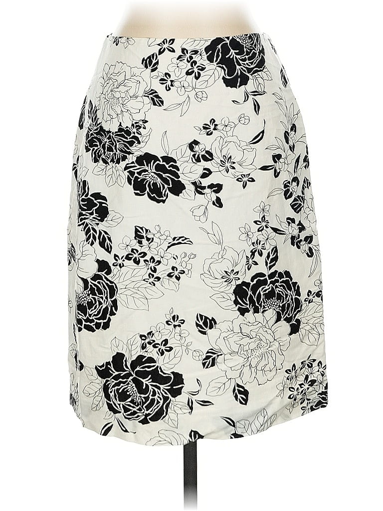 Pre-owned Ann Taylor Loft Casual Skirt In White