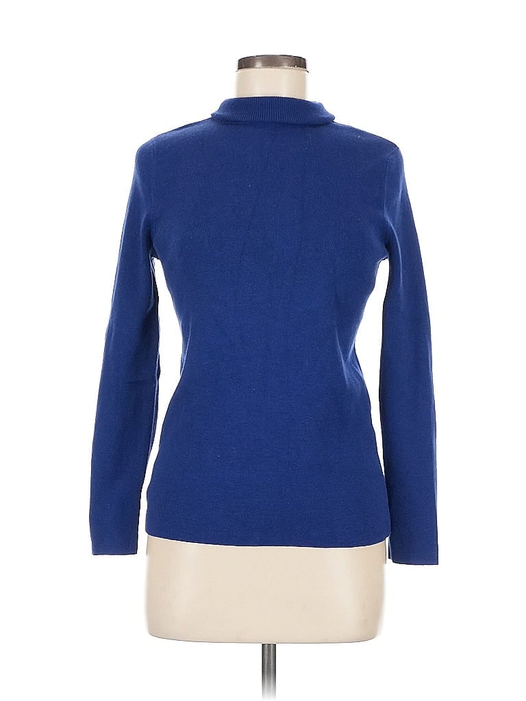 Pre-owned Chico's Turtleneck Sweater In Blue