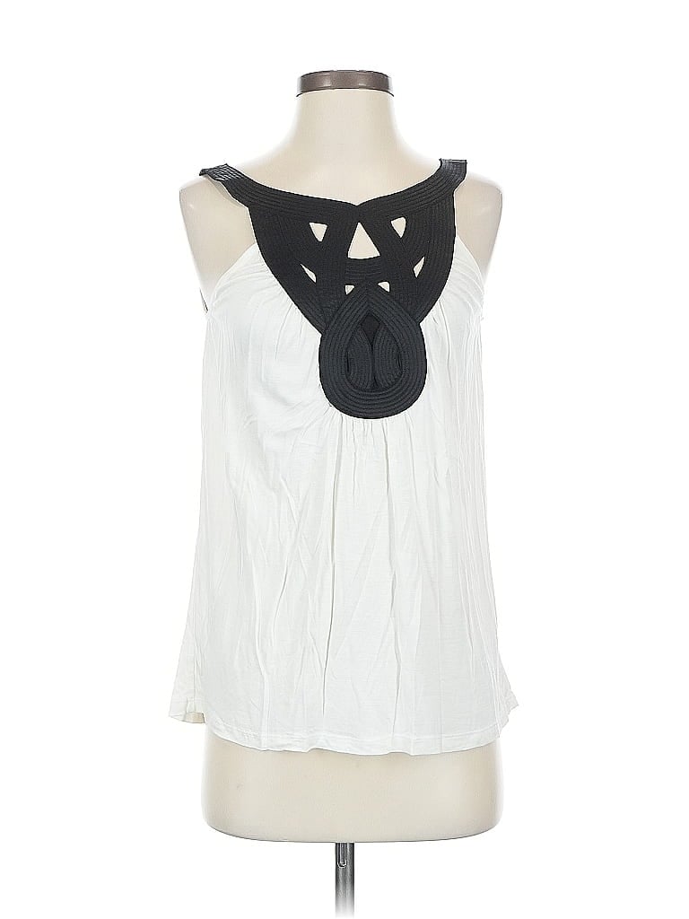 EXPRESS Pre-owned Sleeveless Blouse In White