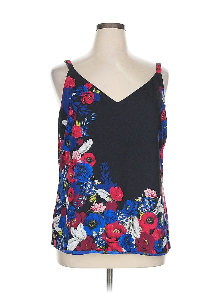 Pre-owned Unbranded Sleeveless Blouse In Blue