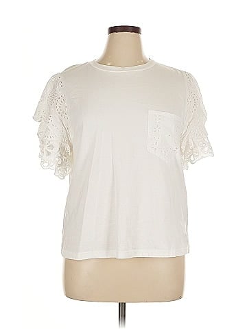 Forever That Girl for Anthropologie Short Sleeve Top (view 1)
