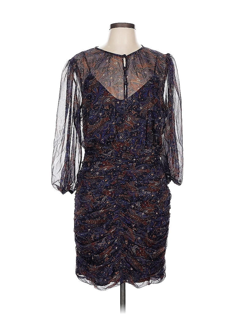 Pre-owned Veronica Beard Cocktail Dress In Blue