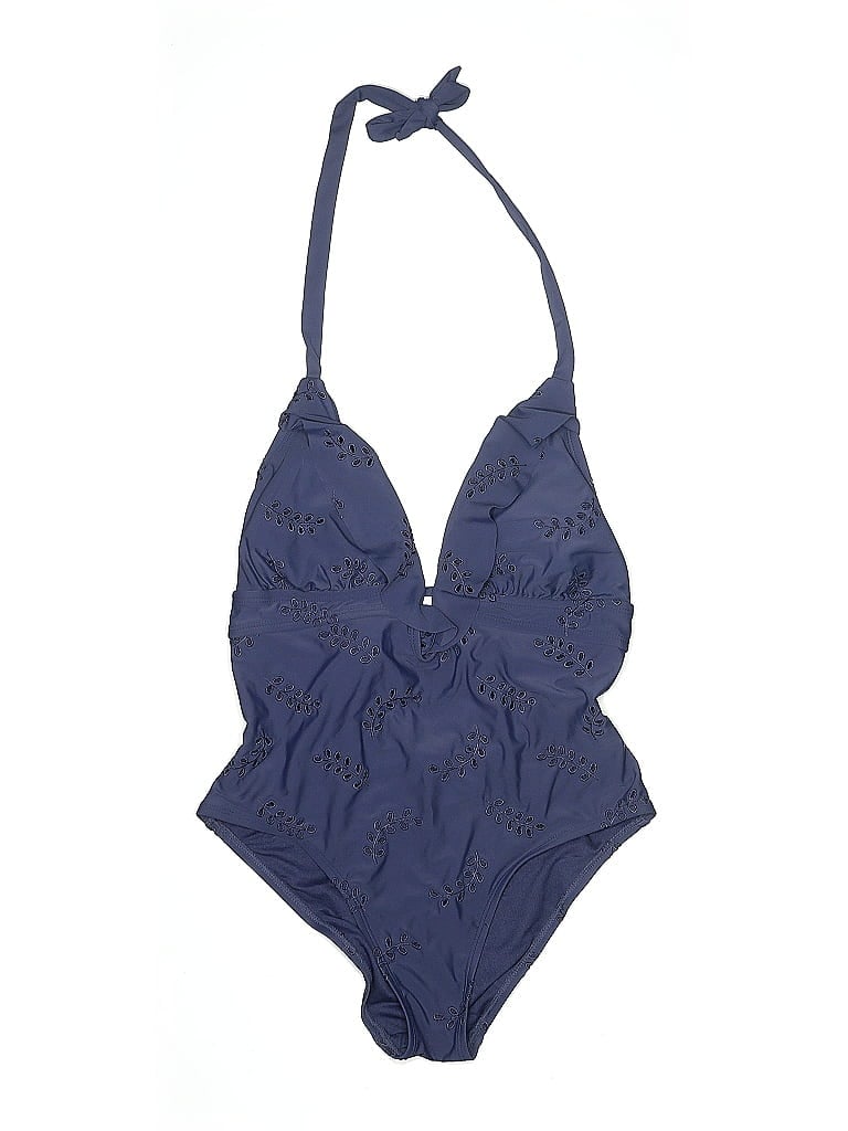 Pre-owned Time And Tru One Piece Swimsuit In Blue
