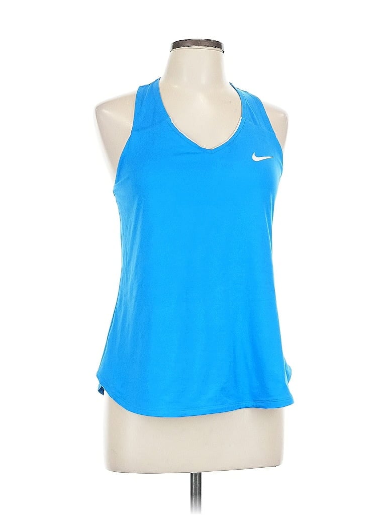 Pre-owned Nike Active Tank Top In Blue