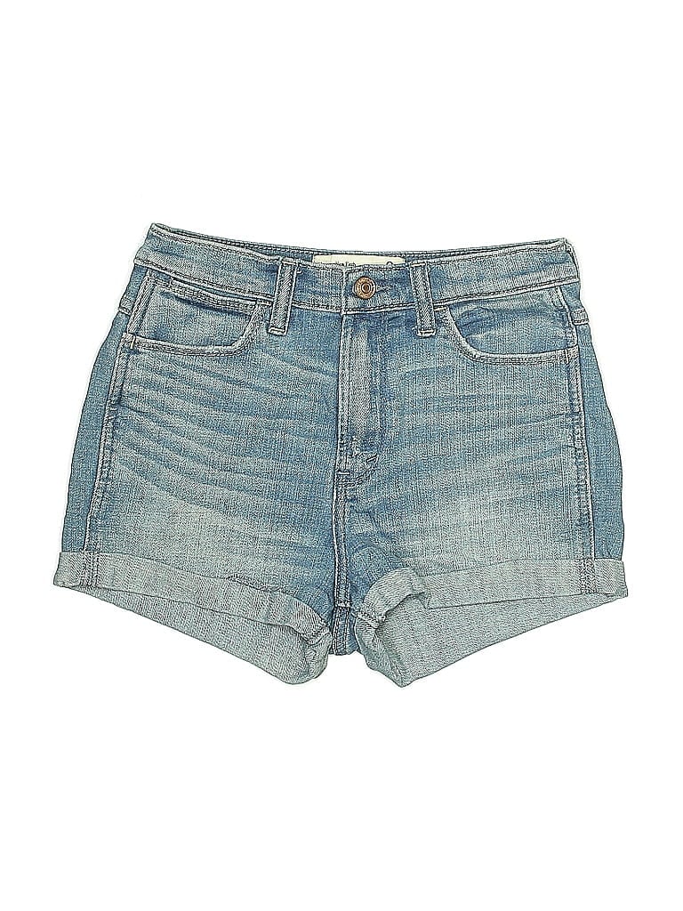 ABERCROMBIE & FITCH Pre-owned Denim Shorts In Blue