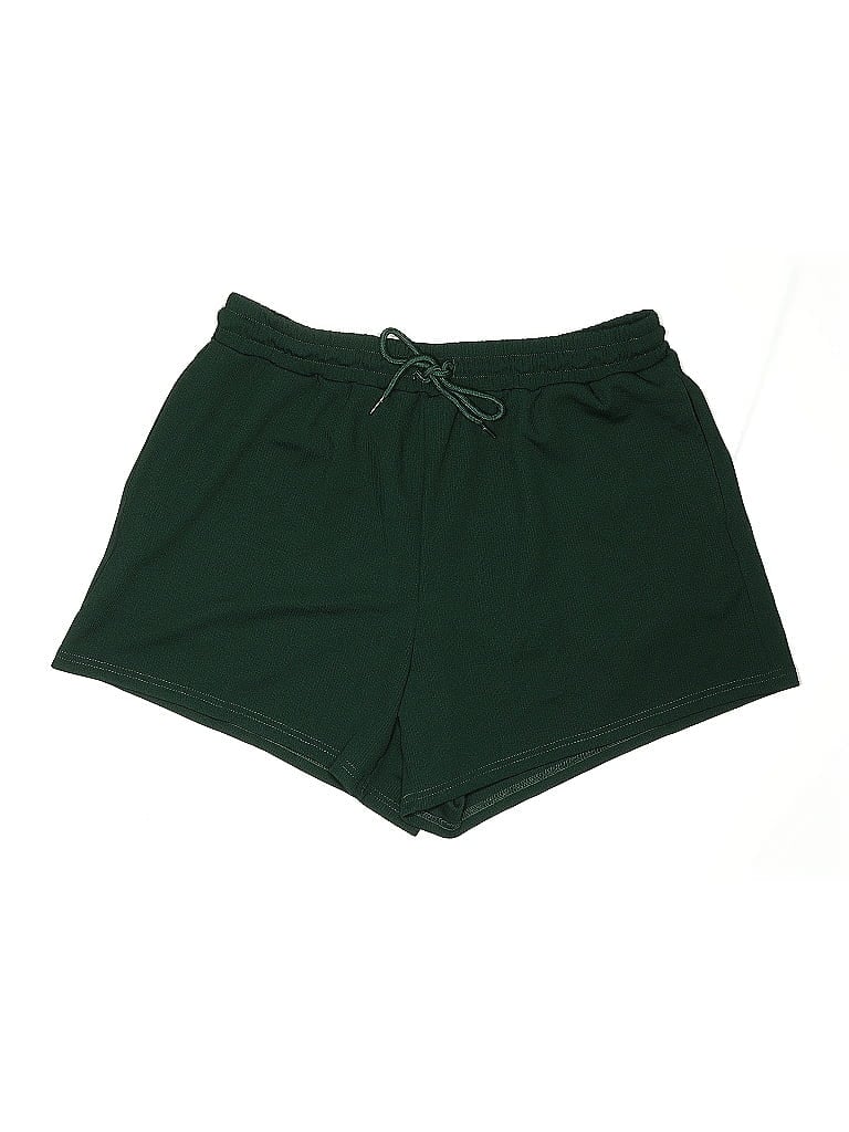 Pre-owned Shein Curve Athletic Shorts In Green