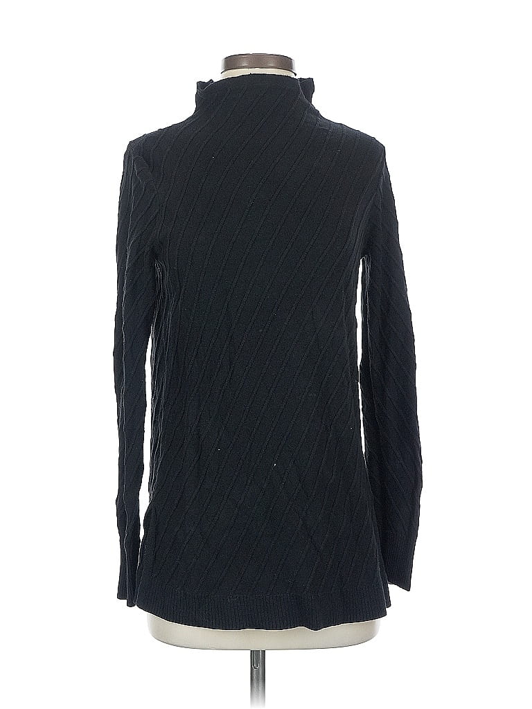 Pre-owned Vince Camuto Turtleneck Sweater In Black