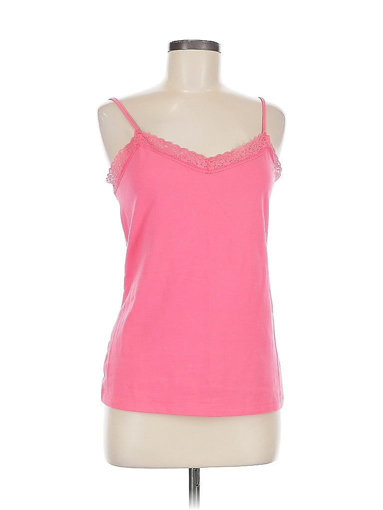 Pre-owned Merona Tank Top Pink Sweetheart Neckline Tops