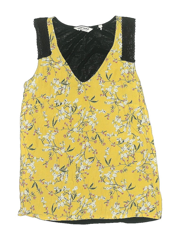 Pre-owned Naf Naf Kids' Dress In Yellow