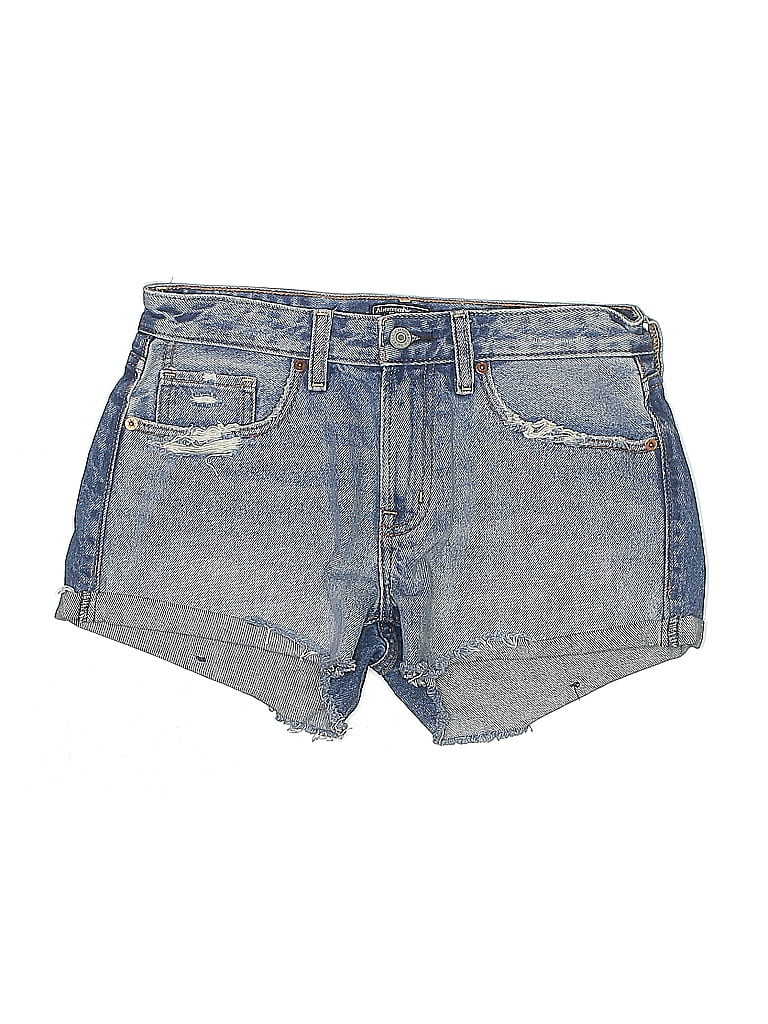 ABERCROMBIE & FITCH Pre-owned Denim Shorts In Blue