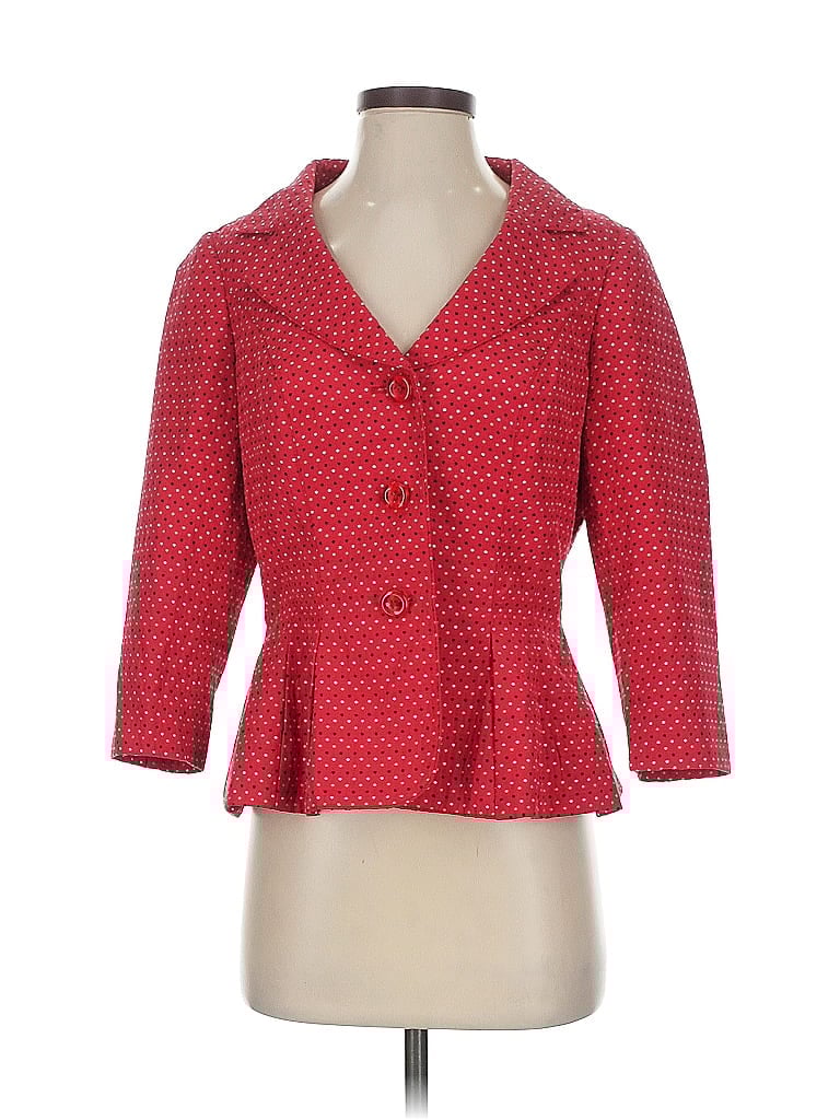 Pre-owned Etcetera Blazer Jacket In Red