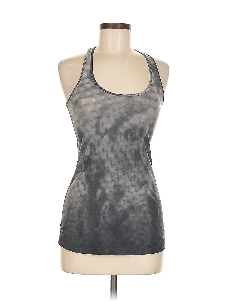 Pre-owned Lululemon Athletica Active Tank Top In Gray