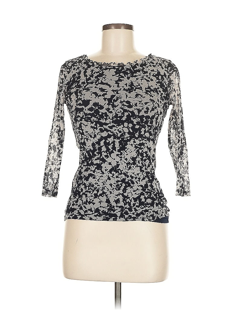 Click to view more detailed imagery on our partner's website Pre-owned S.oliver 3/4 Sleeve Top Blue Boatneck Tops