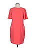 Shoshanna 100% Polyester Solid Red Pink Cocktail Dress Size 8 - photo 1