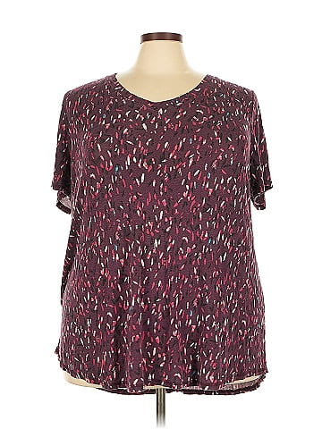 Lane Bryant Outlet Short Sleeve Blouse (view 1)