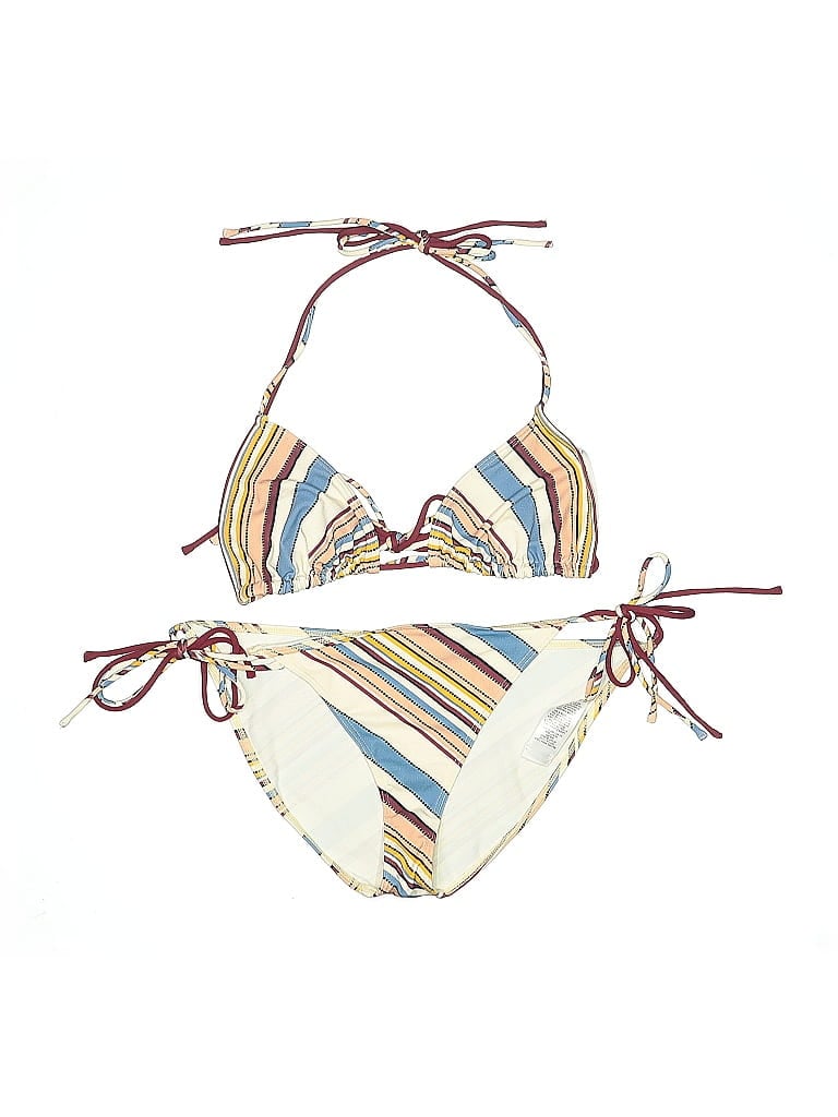 Pre-owned Frame Two Piece Swimsuit In White