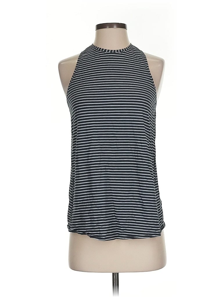 Pre-owned Lululemon Athletica Tank Top Black Halter Neckline Tops