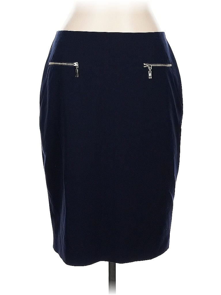 Pre-owned Tommy Hilfiger Formal Skirt In Blue