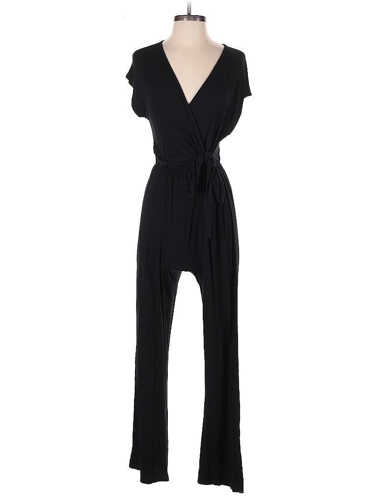 Pre-owned Caution To The Wind Jumpsuit In Black