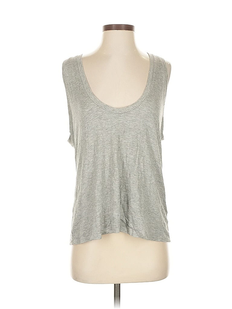 Pre-owned Lulus Sleeveless T-shirt In Gray