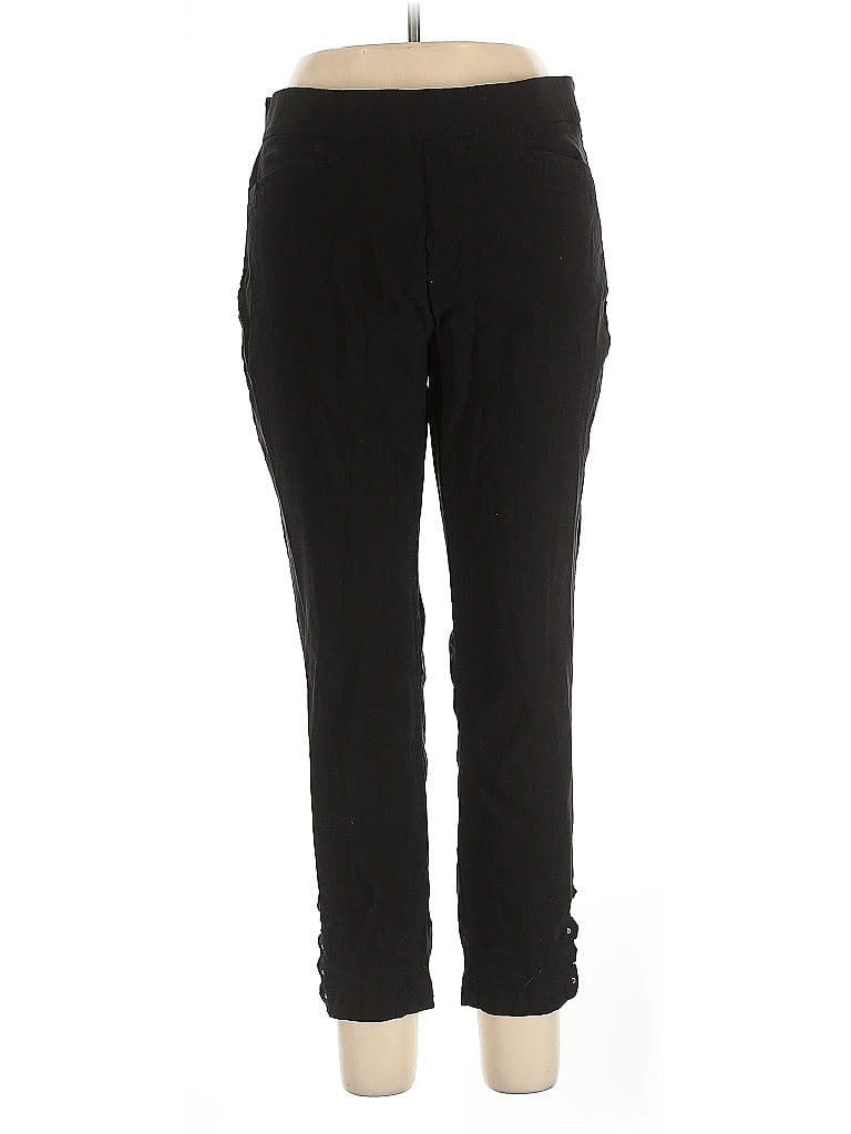 Pre-owned Roz & Ali Active Pants In Black