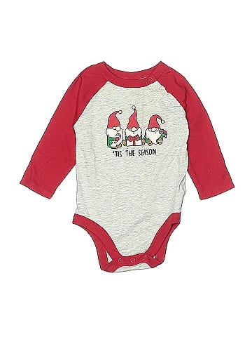 Holiday Time Long Sleeve Onesie (view 1)