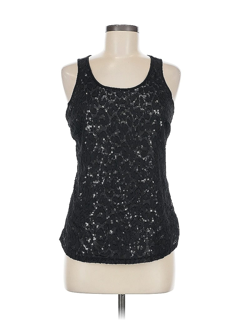 Pre-owned The Limited Sleeveless Top Black Halter Neckline Tops