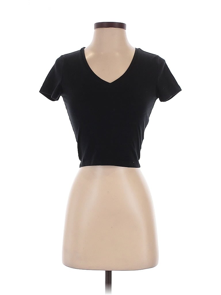 Pre-owned Wild Fable Short Sleeve T-shirt In Black