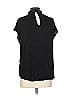 Laundry by Shelli Segal 100% Polyester Print Black Short Sleeve Blouse Size XS - photo 2