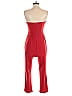 Express Solid Red Jumpsuit Size 2 - photo 2