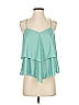 Armani Exchange 100% Polyester Teal Green Sleeveless Blouse Size S - photo 1