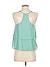 Armani Exchange 100% Polyester Teal Green Sleeveless Blouse Size S - photo 2