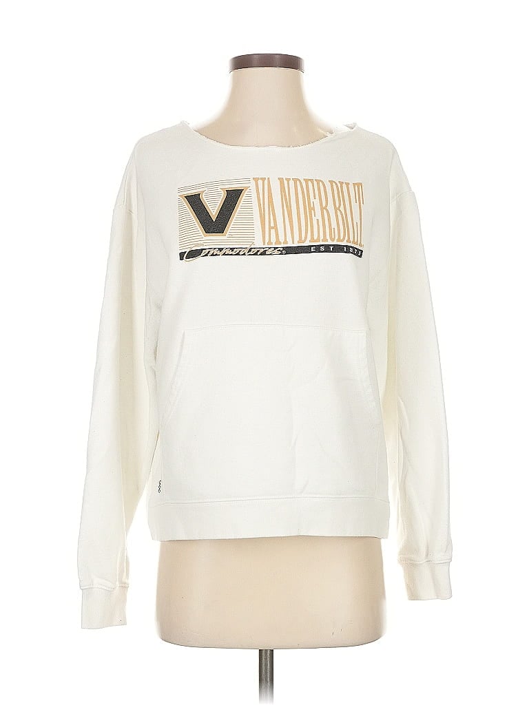 Pre-owned Assorted Brands Sweatshirt In White