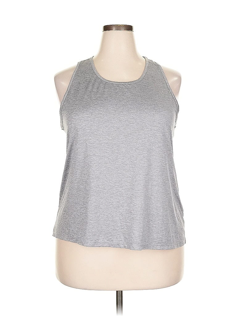 UNBRANDED Pre-owned Sleeveless T-shirt In Gray
