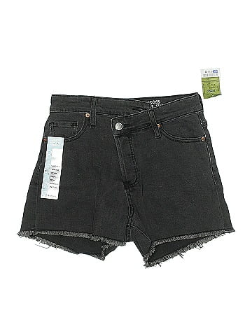 Criss Cross Denim Shorts (view 1)