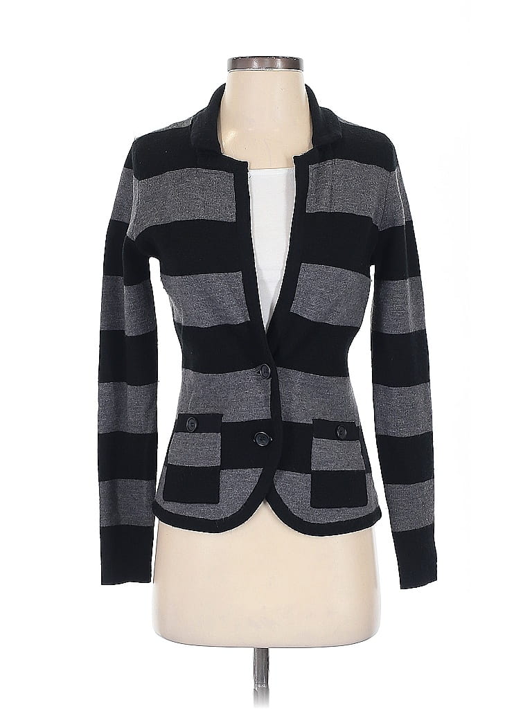 Pre-owned Halogen Cardigan Sweater In Gray