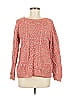 Gap 100% Cotton Tweed Red Pullover Sweater Size M - photo 1