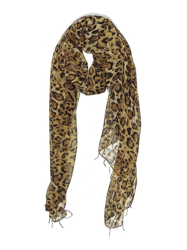 Pre-owned Unbranded Scarf In Brown