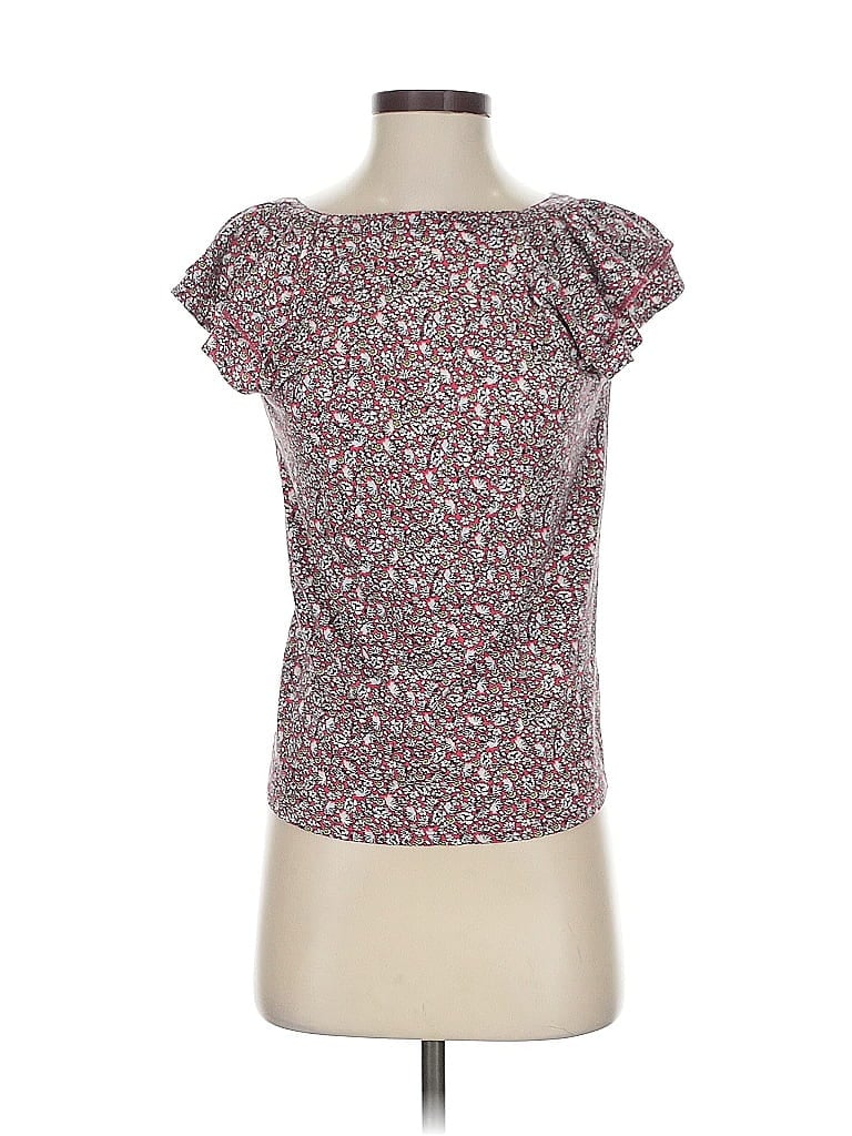Pre-owned Ann Taylor Loft Short Sleeve T-shirt In Pink