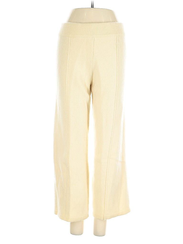 H&M Pre-owned Wool Pants In Yellow