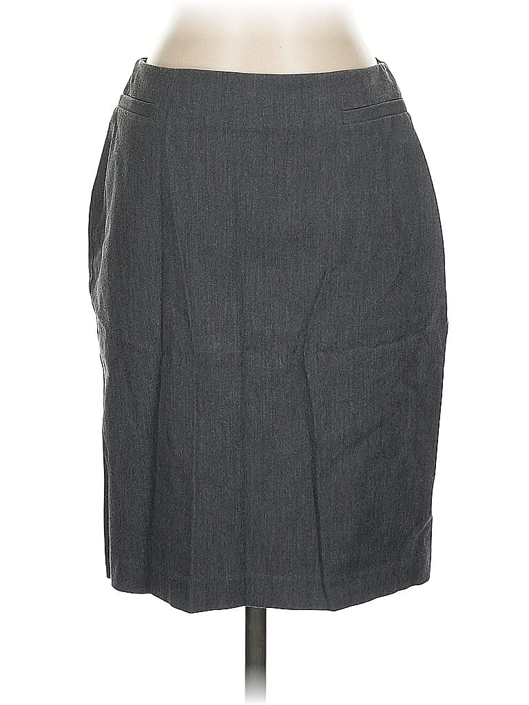 Pre-owned The Limited Formal Skirt In Gray