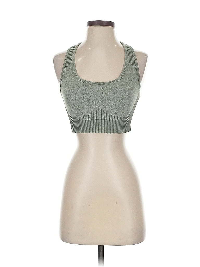 UNBRANDED Pre-owned Tank Top Green Halter Neckline Tops