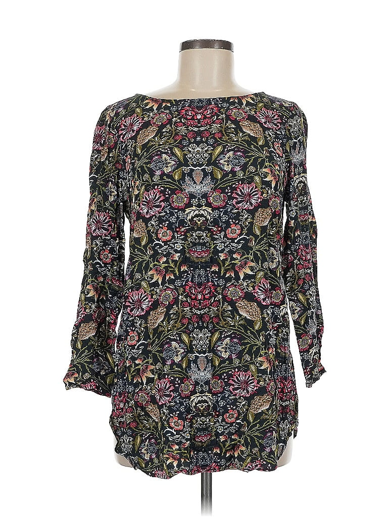 Pre-owned Jjill Kimono In Black