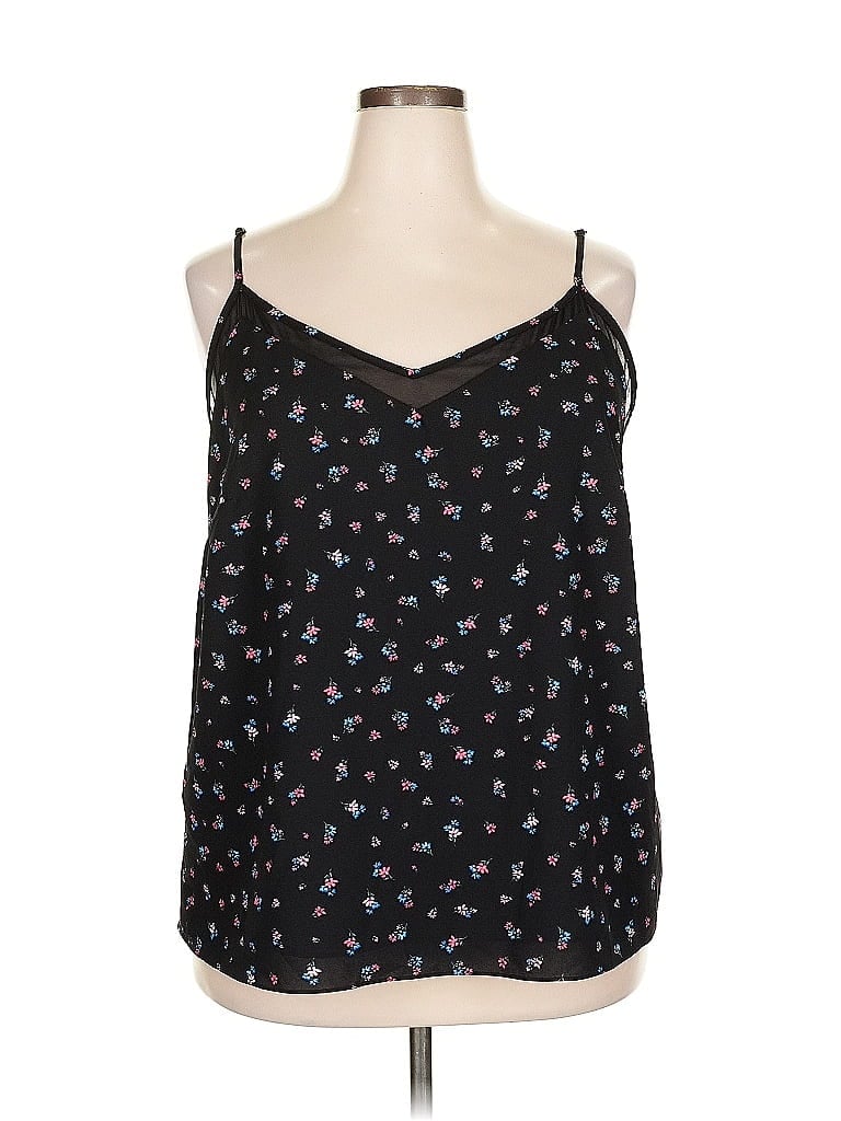 1.STATE Pre-owned Sleeveless Blouse In Black