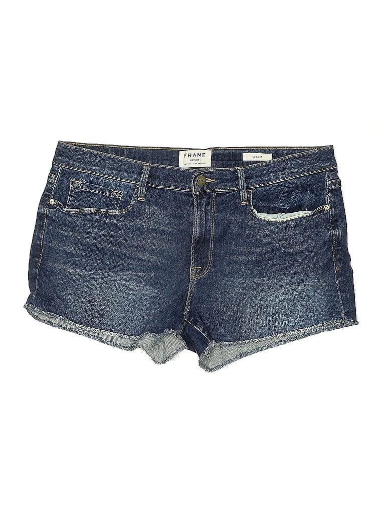 Pre-owned Frame Denim Shorts In Blue