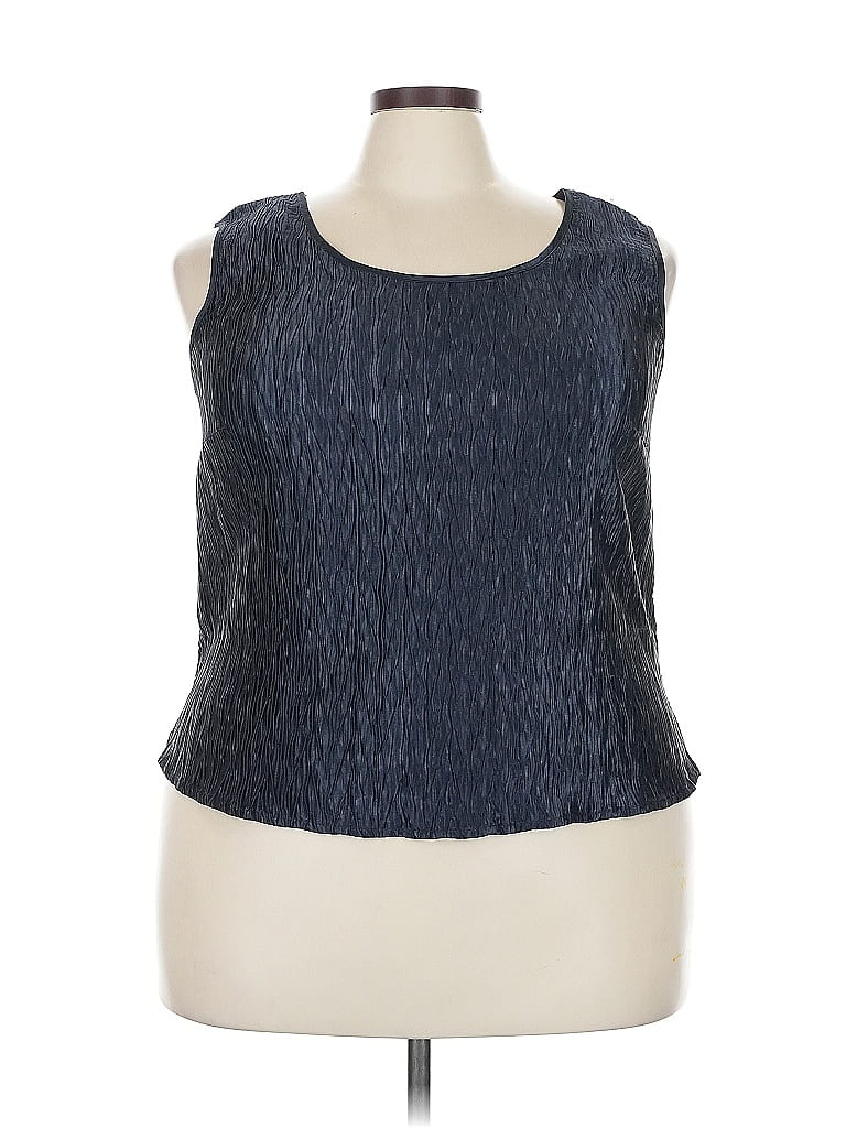 LE BOS Pre-owned Sleeveless Blouse In Blue