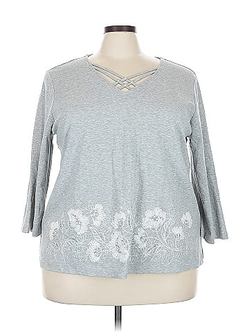 Alfred Dunner 3/4 Sleeve Top (view 1)