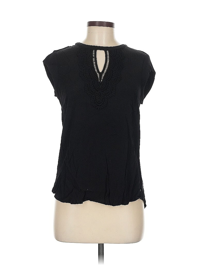 Pre-owned Daniel Rainn Sleeveless Blouse In Black