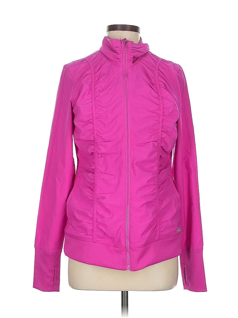 Pre-owned Fila Sport Jacket In Pink